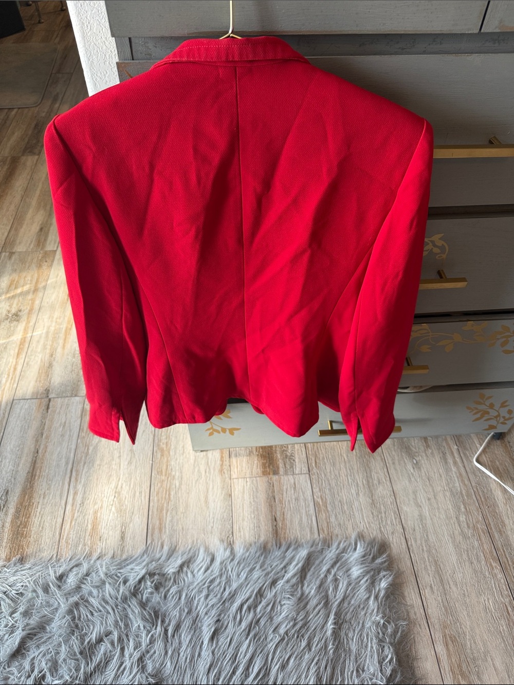 Neiman Marcus Vibrant Red Women's Blazer - Picture 3 of 9